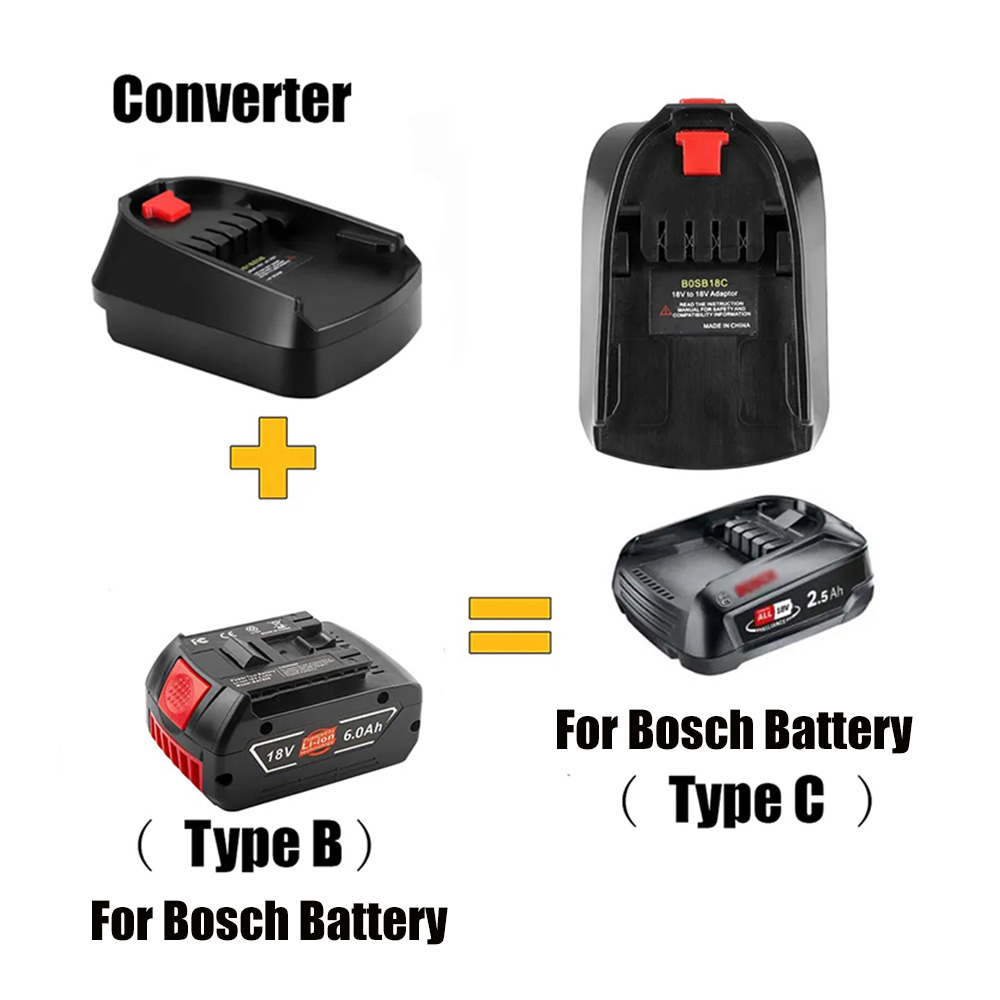 Power Tools Green Color - Battery Adapter Use For Bosch 18V