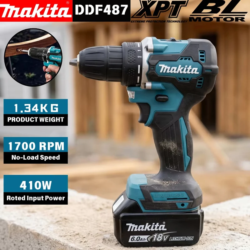 Power Tools Underwater - Makita DDF487 Cordless Driver Drill Brushless
