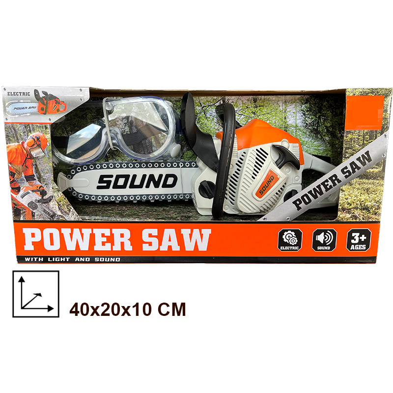 Toy Chainsaw with Goggles Chil - Power Tools Kids recension och pris