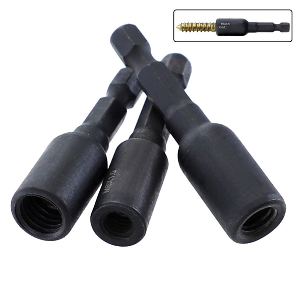 3Pcs Socket Adapter M6/M8/M10  - Power Tools Underwater recension och pris