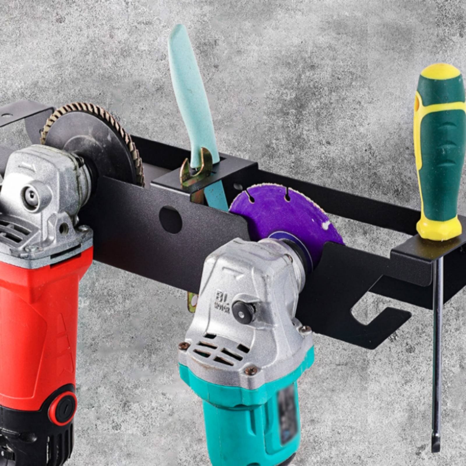 4 Bay Angle Grinder Rack Heavy - Power Tools Workshop recension och pris