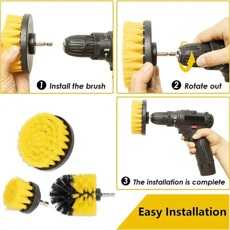 3 Pcs/Set Power Drill Brush Se - Power Tools Ridgid recension och pris