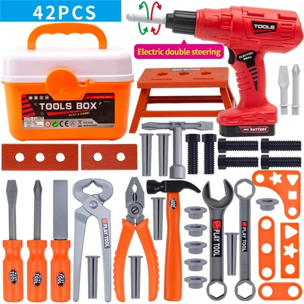 Electric Toy Drill Repair Tool - Power Tools Kids recension och pris