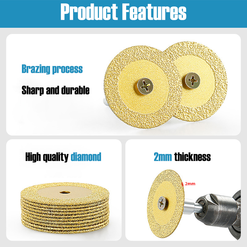 40mm Braze Diamond Saw Blade M - Power Tools Sheets recension och pris
