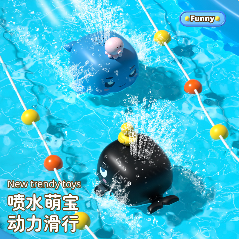 Electric Water Spray Whale Toy - Power Tools Kids recension och pris