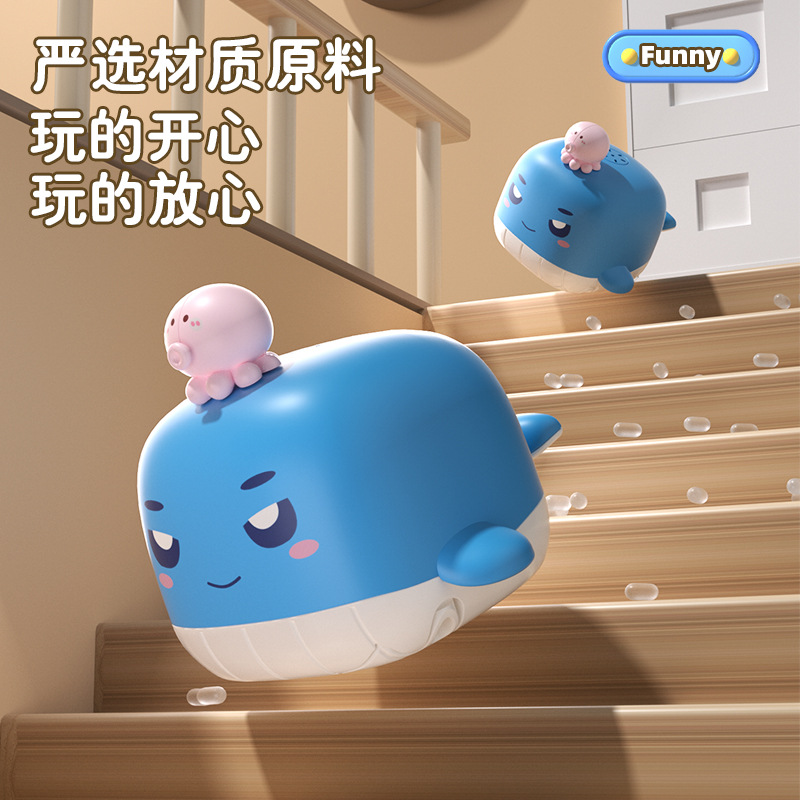Electric Water Spray Whale Toy - Power Tools Kids recension och pris