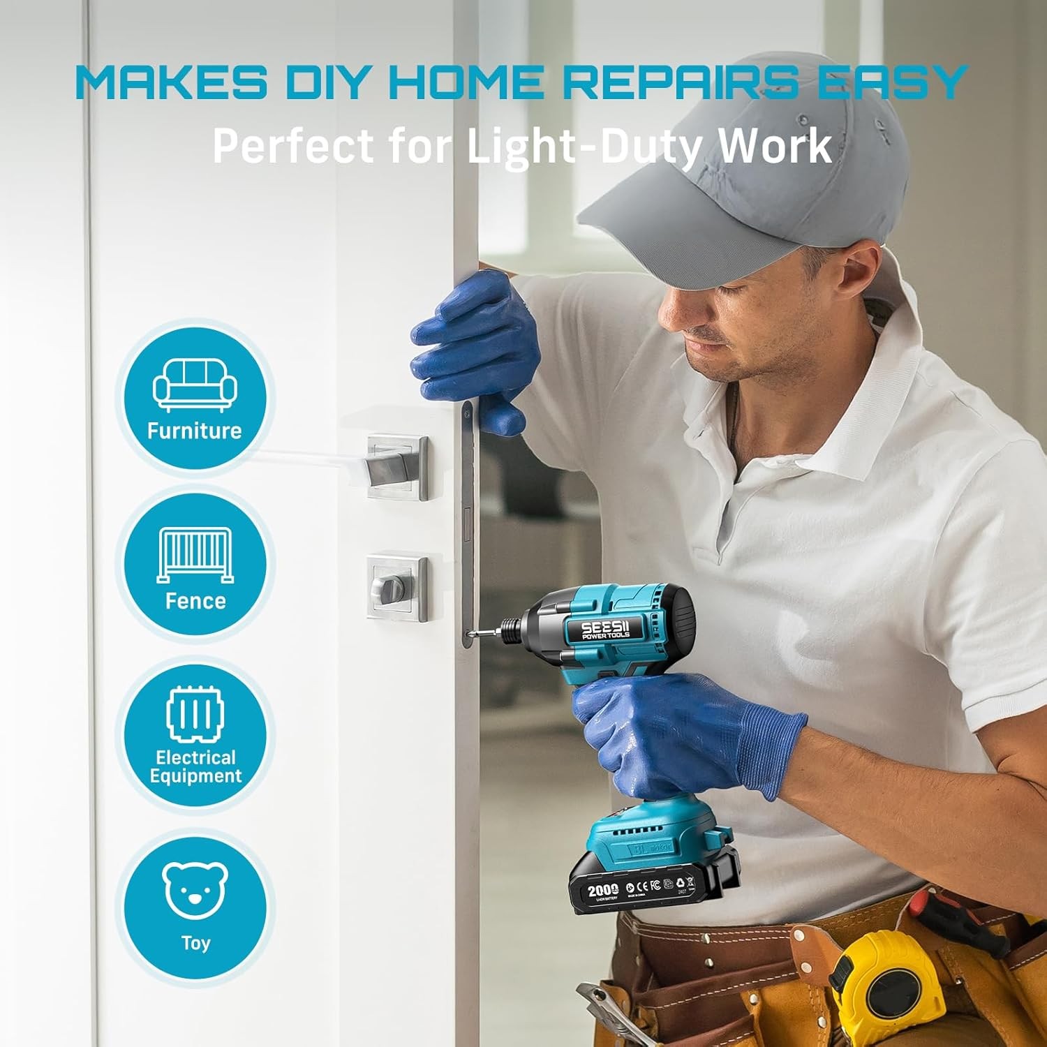 Seesii Electric Screwdriver 18 - Cordless Drill Driver recension och pris