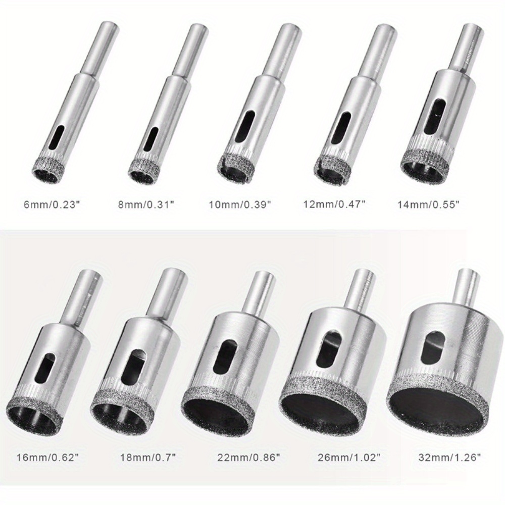 10 Piece Diamond Coated Drill  - Power Tools Workshop recension och pris