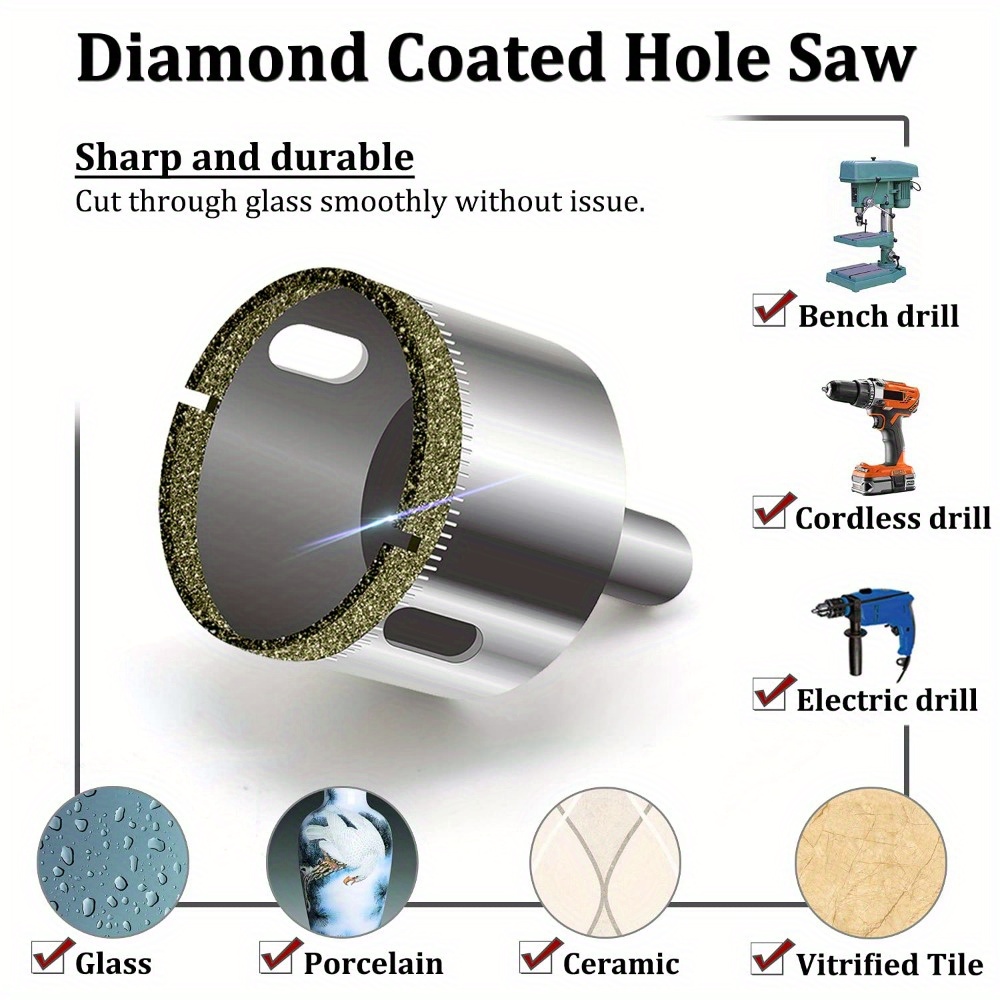 10 Piece Diamond Coated Drill  - Power Tools Workshop recension och pris