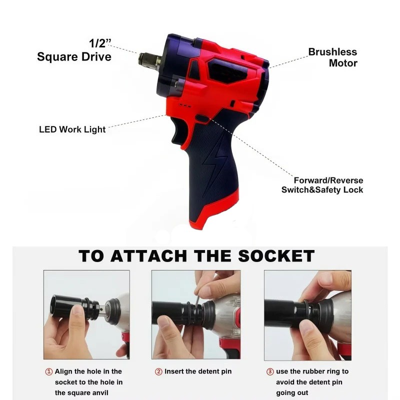 12V Brushless Electric Impact  - Cordless Drill Driver recension och pris