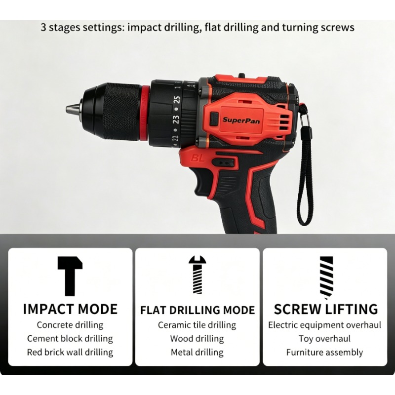 Superpan 60Nm Brushless Cordle - Cordless Drill Driver recension och pris
