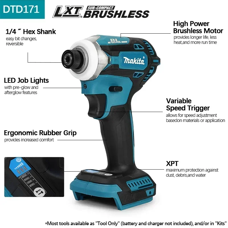 Makita DTD171 Brushless Impact - Cordless Drill Driver recension och pris