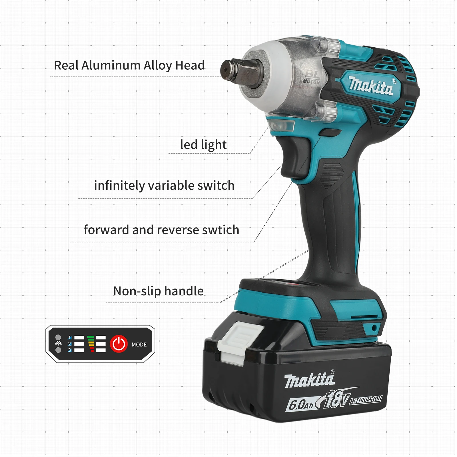 Makita DTW300 18V Tool Set Bru - Power Tools Ridgid recension och pris